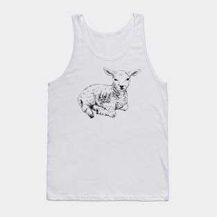 Lamb print Tank Top